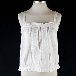 $148 Cream Lace Camisole Blouse Tank Top